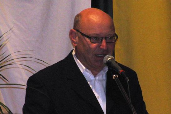 Hans-Peter Storz beim Bürgertreff 2011