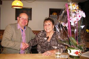 Herzlichen Dank sagte Hans-Peter Storz der ausscheidenden Inge Wacker